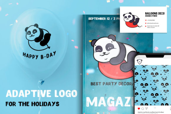 Adaptive Logo Happy Holidays