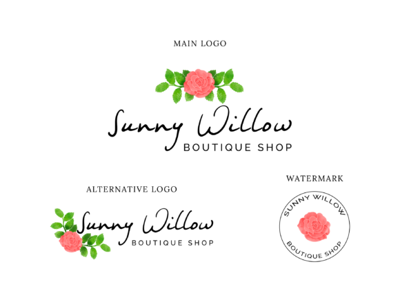 Flower Shop Logo, Rose Logo Design: A Strategic Branding Tool for Creatives and Small Businesses