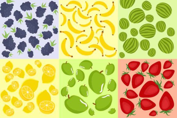 Fruit Patterns Illustration: A Versatile Design Resource for Modern Creatives
