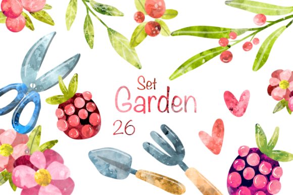 Marvelous Garden Clipart Set: A Versatile Resource for Creative and Professional Projects