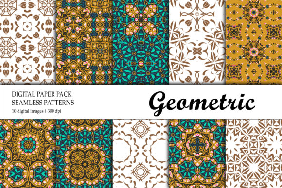 Wallpaper Geometric Brown Yellow Black